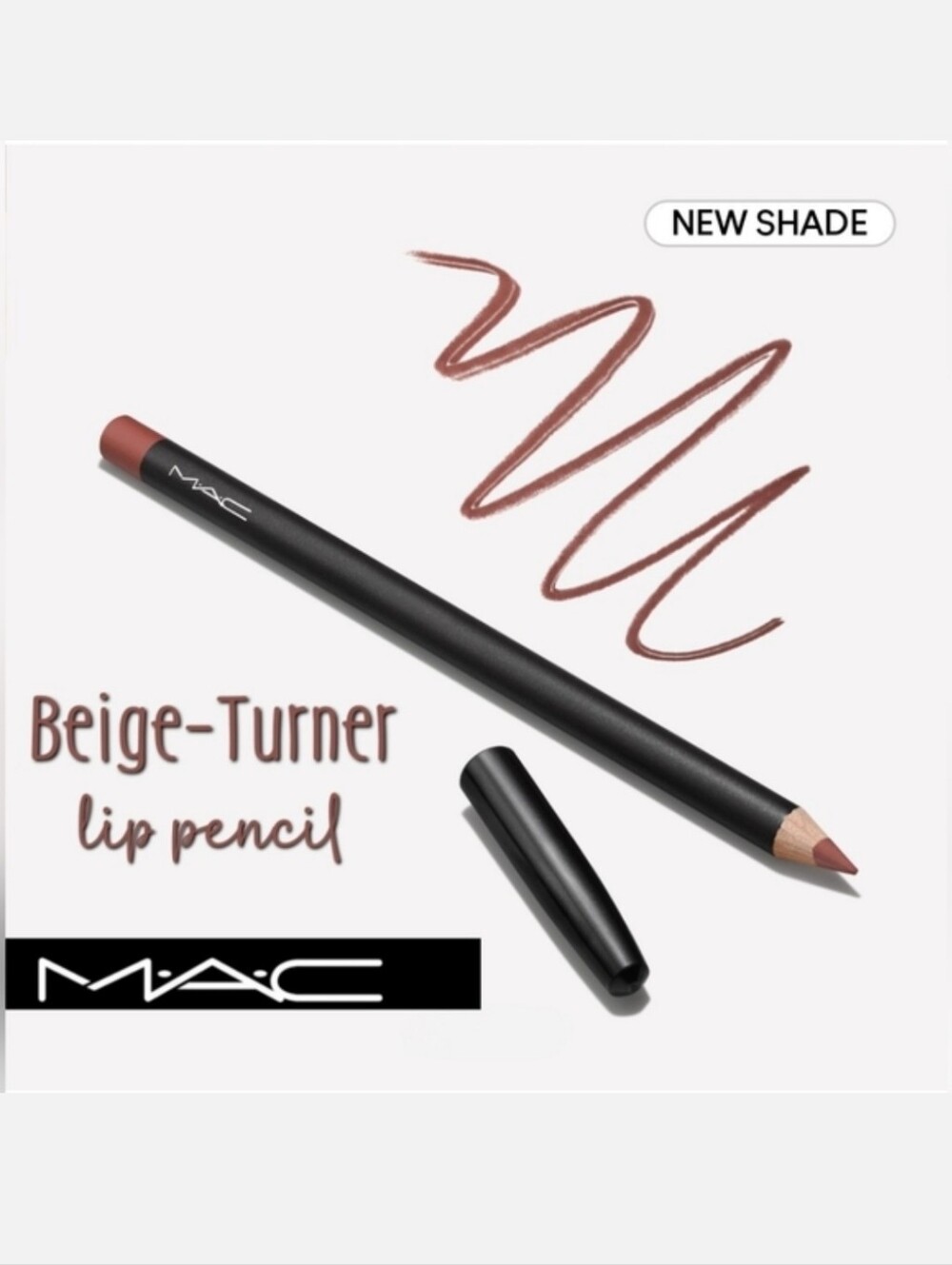 Mac Cosmetics Lip Pencil Beige-Turner Beige Nude Brand New in Box Authentic